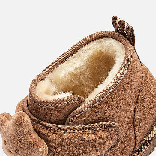 巴拉巴拉宝宝稳步鞋男童棉靴加绒2025冬新款靴子防滑 商品图3