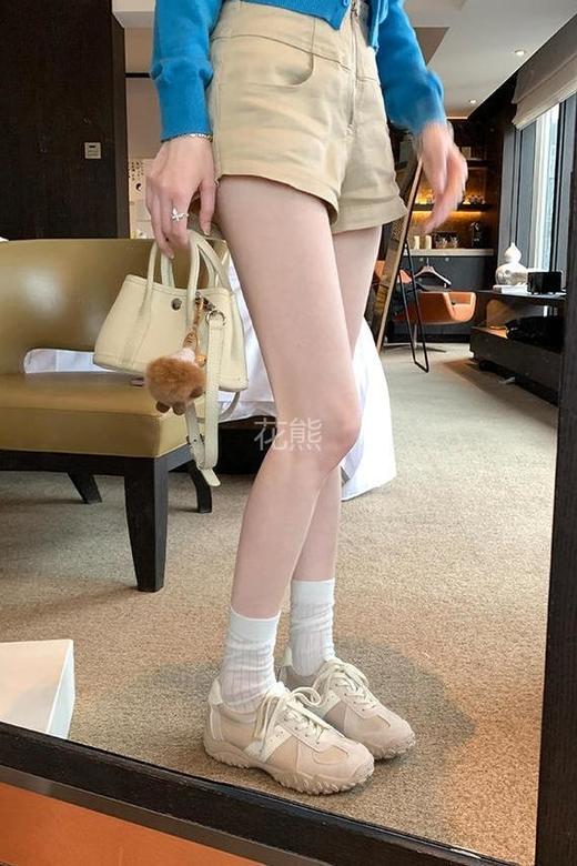 【SKUWXSRQ圆头系带运动老爹鞋】长腿制造机，7cm内加高!!5cm内增鞋垫+2cm鞋跟，隐形无感“长高”修正肉感线条，显腿又细又直又长~~Q弹软糯脚感，好走不累脚 商品图0