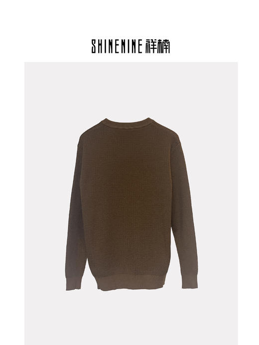 331143171纹理套头针织衫 商品图1