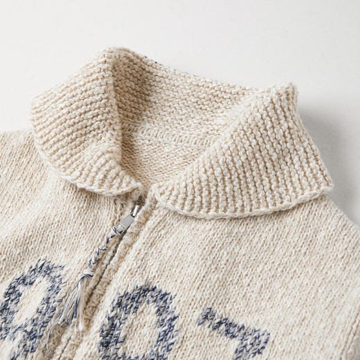 ROMI STUDIO"1997"花式羊毛花纱手感编织运动风卫衣RWCWST6340 商品图3