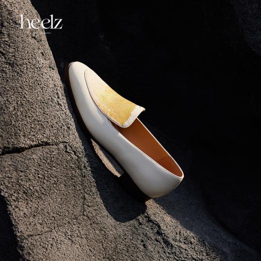 heelz 艺术工坊系列｜艺术之笔K金乐福鞋2.5公分 商品图0