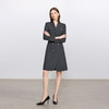 IWY/高级感灰色西装连衣裙女秋冬羊毛总裁职业裙气质干练工作服Q1446 商品缩略图1