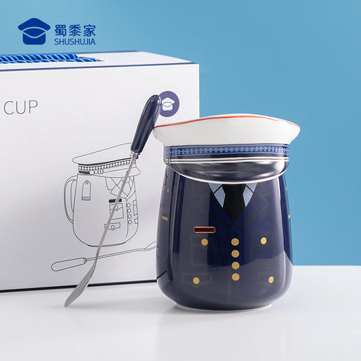 【实付满199送钥匙扣】【消防陶瓷杯】创意手柄马克杯 创意水杯 商品图7