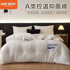 【品牌直发】加倍生活 A类控温抑菌加厚软糯亲肤冬被 两色可选 抑菌纤维填充