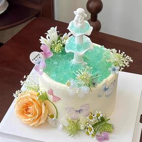 ［许愿池创意定制蛋糕］请至少提前一天预订