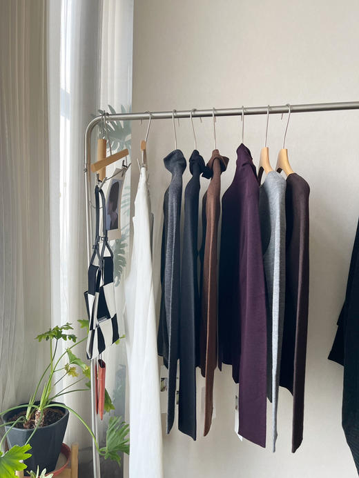 【慵懒堆堆领】噢蜜ooomeooo气质可机洗羊毛🦙高领打底衫 商品图5