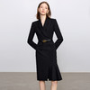 IWY/气质西装连衣裙女收腰显瘦黑色职业装干练通勤正装Q1445 商品缩略图2