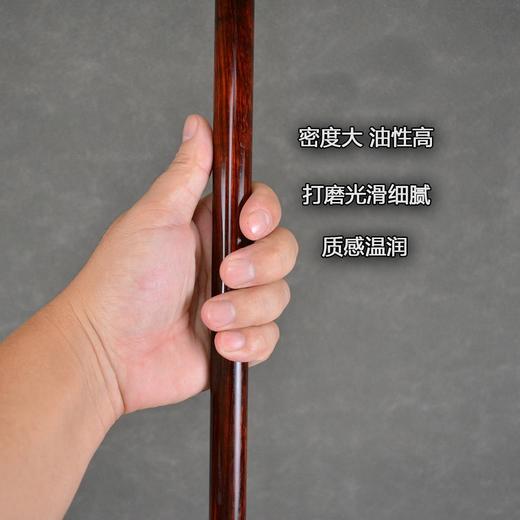 紫檀棍武术棍健身训练棍把玩棍手把棍圆棍 商品图2
