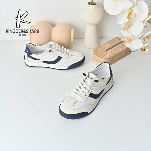 KDS经典鲨2025年秋季专柜新品男士拼色平底一脚蹬舒适休闲鞋KW08-533351 商品图4