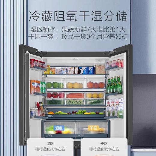 海尔521升全空间保鲜十字门冰箱一级双变频EPP超净系统阻氧干湿分储家用电冰箱 594mm超薄嵌入+全空间保鲜+epp+一级双变频BCD-521WLHTD2BGWU1 商品图4