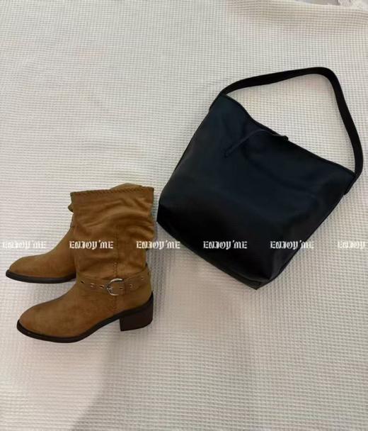 【门店同款】ENJOY秋季编织翻边短靴 164547871 商品图0