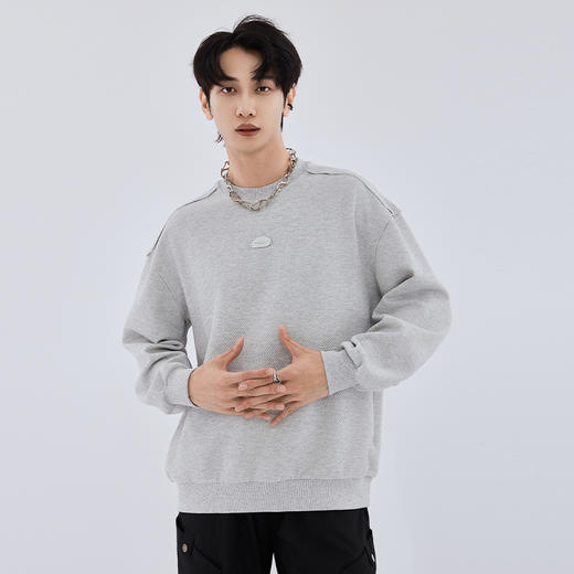 【断码清仓】HX 秋季圆领卫衣舒适透气Z106530005101 商品图2