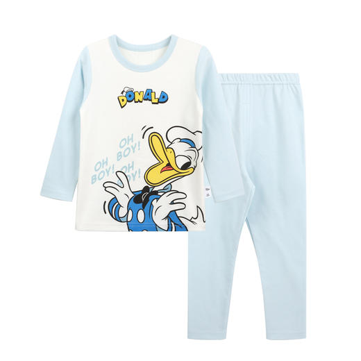 迪士尼儿童内衣套装纯棉男童全棉家居服女童秋衣秋裤 一件代发 商品图4