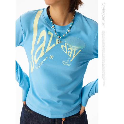 CryingCenter JazzDay软糯长袖 tee女款 哭喊中心 商品图3