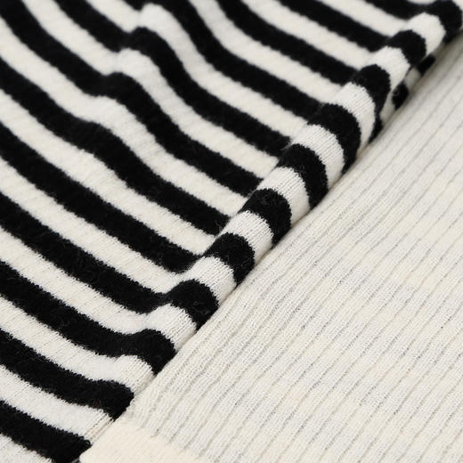 QG631斯尔丽25新款假两件上衣含羊毛撞色内搭拉链外套百搭时尚针织衫 商品图6