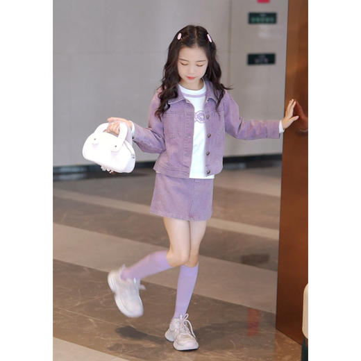 紫星牛仔套装 商品图2