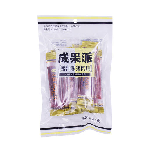 成果派蜜汁味猪肉脯 65g 商品图0