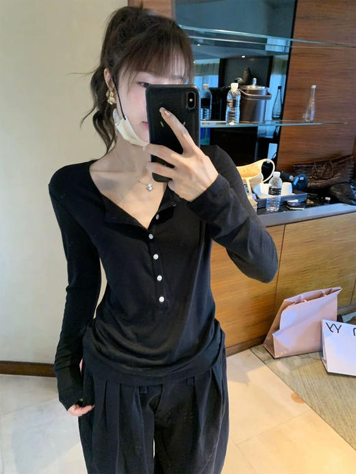 正品醋酸进口澳大利亚羊毛奥地利进口兰精天丝打底衫 商品图9