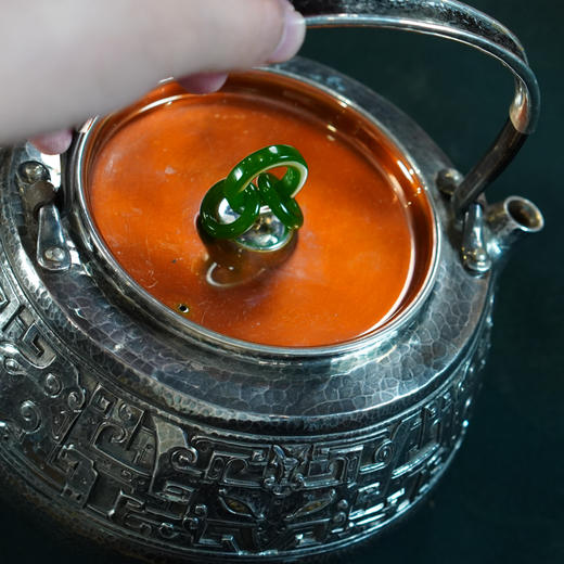 杨兴录1L饕餮纹提梁壶 约510g左右 商品图3