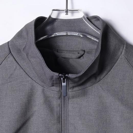 J602SDSA男士秋冬新款痞帅男装老钱风拉链口袋开衫立领卫衣复古外套 商品图2