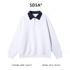 9901SDSA男士秋冬新款痞帅男装潮牌撞色半拉链翻领假两件卫衣简约时尚 商品缩略图1