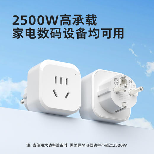 飞利浦 韩国转换插头 白色 商品图0