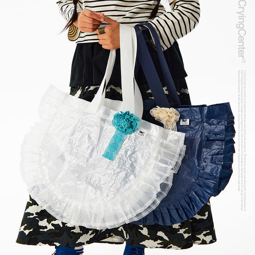 CryingCenter 贝壳百褶编织袋 哭喊中心 商品图2