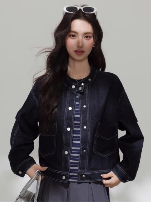 🌟【Avann港风复古初秋工装牛仔衬衫&外套系列】解锁美式复古学院风！🔥重磅金扣+正肩剪裁，一件穿出90年代胶片感！ 🌈 这几款牛仔外套真的太绝! 商品图7