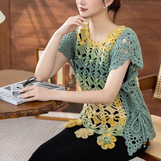 苏苏姐家浠可背心手工diy钩针自制粗羊毛线上衣编织毛线团材料包 商品图3