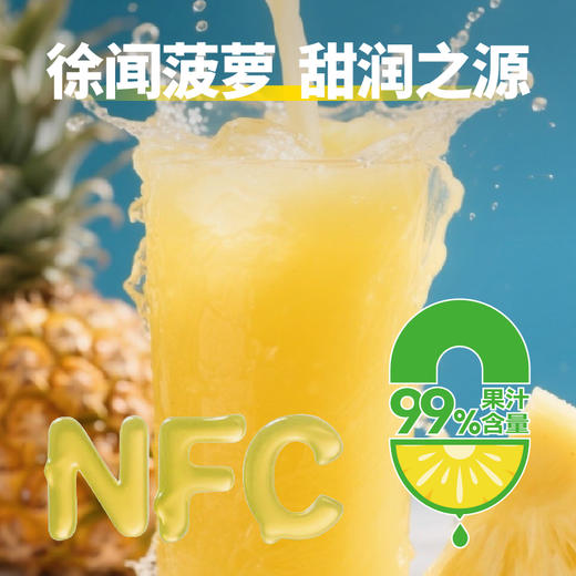 生态海盐菠萝汁饮料300ml*15瓶/箱 商品图4