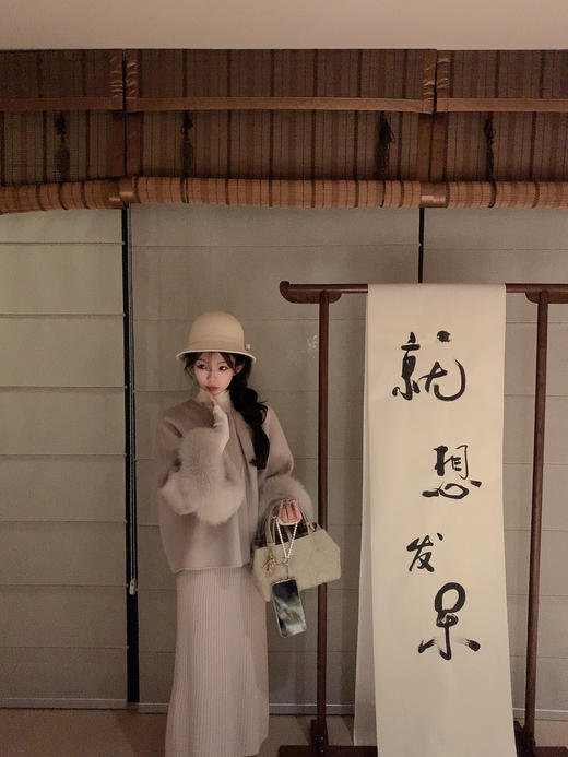 金蘑菇菇  又见伦敦甜心 / 复古英式狐狸袖口大衣 商品图10