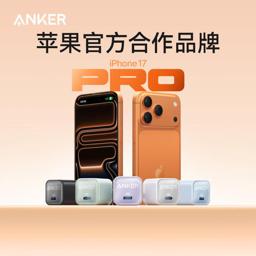 【热销】Anker安克 安心充Pro30W氮化镓快充适配苹果17 ipad充电器 A2147 商品图5