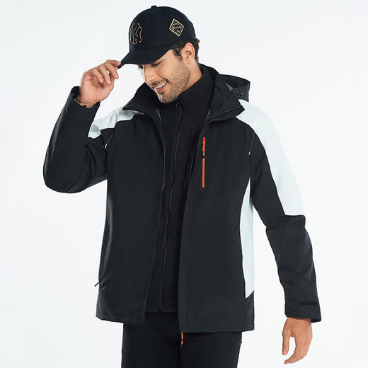 SWISS MILITARY瑞士军工/男女同款冲锋衣 防风，防水 情侣时尚百搭 透气舒适外套  9805冲锋衣 三合一 商品图0