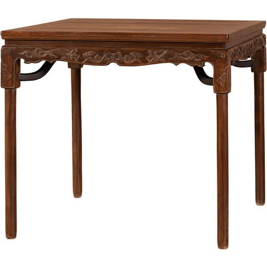 清	红木螭龙纹展腿方桌 商品图5