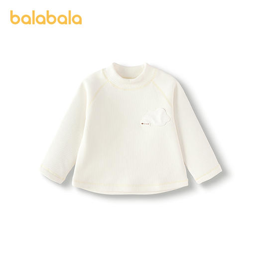 巴拉巴拉宝宝t恤加绒内搭打底衫秋冬2025新款女童装 商品图4
