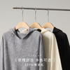 100%绵羊毛连帽无缝羊毛衫宽松慵懒风高级感罗蒙 商品缩略图6