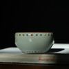问鼎汝瓷鼎峰系列天青戊戌七宝战鼓杯（描金） 商品缩略图3
