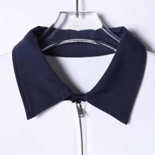 9901SDSA男士秋冬新款痞帅男装潮牌撞色半拉链翻领假两件卫衣简约时尚 商品图2