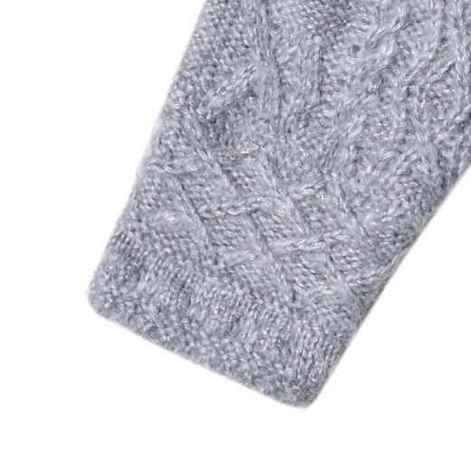 9925SDSA男士秋冬新款痞帅男装复古纽花polo领针织衫慵懒风百搭毛衣 商品图4