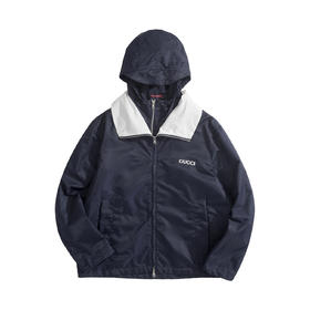 男款可拆卸帽尼龙夹克外套012