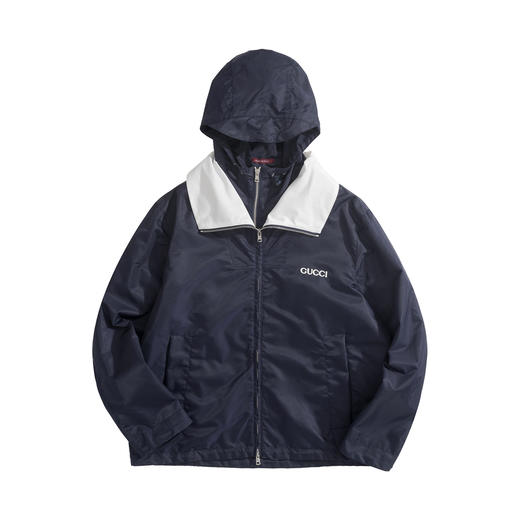 男款可拆卸帽尼龙夹克外套012 商品图0