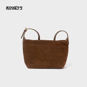 和诚行2025秋冬新款时尚百搭翻毛皮高级感牛皮单肩包4420165