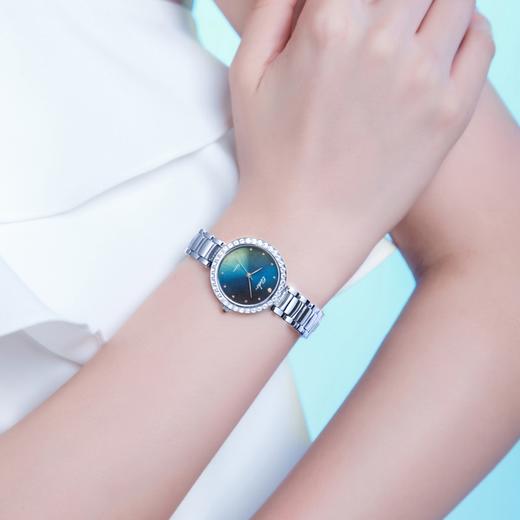 依波表正品手表女款高级感气质时尚耀光手表防水钢带石英表5161 商品图4