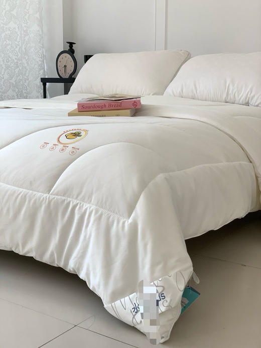 【多妈团购 水家大豆纤维抗菌被子（水家剪标款）】柔软舒适，透气轻盈，加了20大豆纤维 软软糯糯，绿色安全，抑菌防螨，A类母婴级用料，温暖舒服-圆圆家纺 商品图9