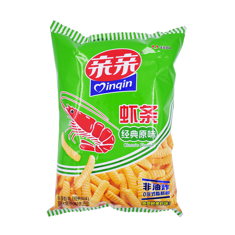 亲亲鲜原味虾条 80g