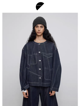 半圆/Q5751775/不规则夹克牛仔外套