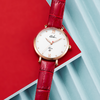 依波表手表女学生专用手表女款时尚气质石英表皮带防水手表5129 商品缩略图1