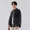 【新品上新】HX 秋季水洗牛仔翻领长袖衬衫S103533138101 商品缩略图2