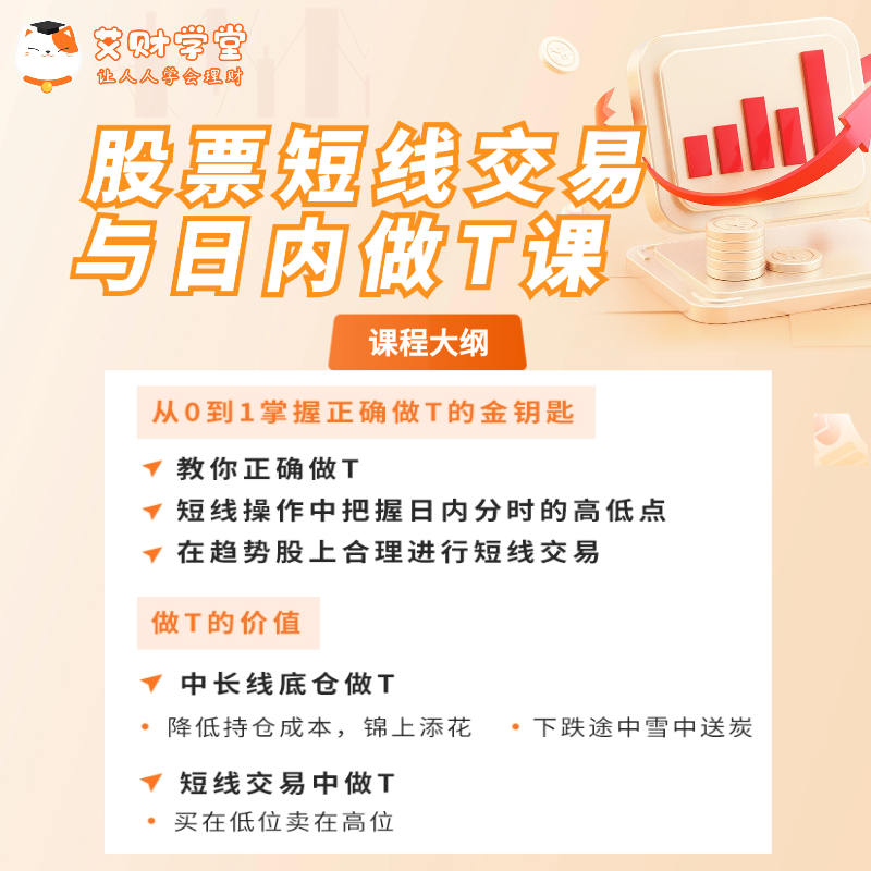 【11周年积分兑换】股票短线交易与日内做T课（视频录播课）