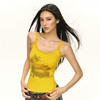 Ariseism 美式复古外穿黄色花边印花吊带背心女2025夏季新款上衣 商品缩略图3